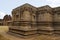 Twin chambered shrine of goddess, west side view, Achyuta Raya temple, Hampi, Karnataka. Sacred Center. The north gopura is ssen i