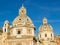 Twin churches, Rome, Italy