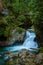 Twin Falls in Lynn Canyon Park, North Vancouver, Canada