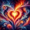 Twin flame couple. Soulmates. The concept of magical, esoteric, tantric, spiritual love. Connection between souls