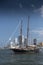 Twin Masted yacht Alessandra moored off Managa