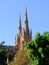 Twin Spires, St Mary`s Cathedral, Sydney, Australia
