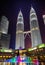 Twin towers in Kuala Lumpur, Malaysia