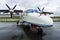 A twin-turboprop STOL utility aircraft, Dornier 228 New Generation. RUAG Aerospace Services GmbH.