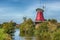 Twin windmills at Greetsiel, Frisia, Germany