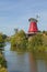 Twin windmills at Greetsiel, Germany