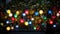 twinkling holiday lights string