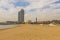 The twins towers, located between the beach of Barceloneta and t