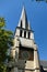 The twisted bell tower of the Saint Rémy church in Troyes