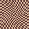 Twisted chessboard abstract background