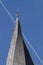 Twisted church spire