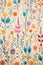 Twisted Gardens: A Vibrant Fusion of Floral Patterns and Natural