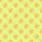 Twisted orange patterns on yellow background. Seamless pattern.