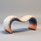 Twisted Seating Bench: Organic Synthesis Meets Aerospace Elements