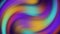 Twisted vibrant iridescent gradient blurred of purple yellow orange turquoise and blue colors with smooth movement of the gradient