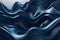 Twisted Waves in Powder Blue and Deep Navy: Modern Minimalist Design in 3D Render