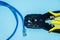 Twisting Cable Tool Twisted Pair Ethernet UTP Cat 5, Crimping RJ45 LAN cable, internet or telephone line cables and crimper,,