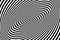 Twisting Whirl Motion and 3D Illusion in Abstract Op Art Striped Lines Pattern