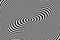 Twisting Whirl Motion and 3D Illusion in Abstract Op Art Striped Lines Pattern