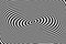 Twisting Whirl Motion and 3D Illusion in Abstract Op Art Striped Lines Pattern