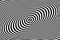 Twisting Whirl Motion and 3D Illusion in Abstract Op Art Striped Lines Pattern