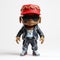 Twitch Twiz Doll - Hip-hop Style Black Jacket With Red Hat