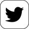 Twitter Bird logo. Realistic social media icon logotype. Twitter - popular social media button icon, instant messenger