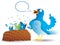 Twitter bird talking