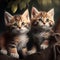 Two adorable kittens with their cuteness overload