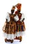 Two African dolls wearing boubou