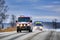 Two Ambulances on Call on Winter Road