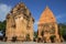 Two ancient Cham towers, temple complex of po Nagar. Nha Trang