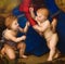 Two angels - painting by Raphael