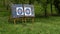 Two archery targets