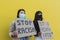 Two asian young women during no racism protest