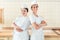 Two baker women standing proud in their bakery