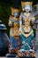 Two Balinese statues