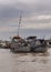 Two barges loaded with tapioca and jicama.