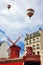 Two beautiful balloons over Paris