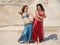 Two bellydance girls