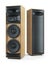 Two big tower sound speakers Hi-Fi stereo system. 3D