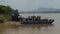 Two boats anchored near the shore