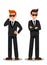 Two Bodyguards on Assignment Cartoon Characters