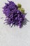 Two bouquets of lavender on the table