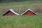 Two boy scouts tents planted in the Hill