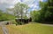 Two bridges -  Locust Creek Covered Bridge, 1870