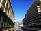 Two building middle of lake nice view modern architecture port Louis Mauritius