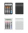 Two Calculators - front and back
