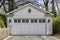 Two car wooden garage