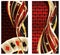 Two casino banners with poker elements